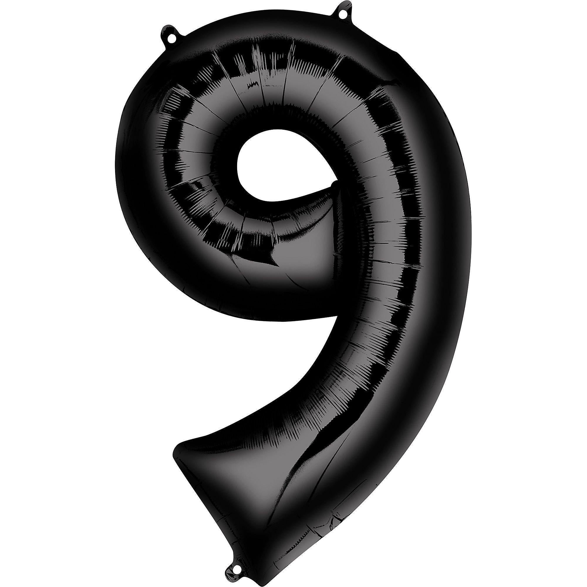 34in Number (0-9) Balloon, Assorted Colors